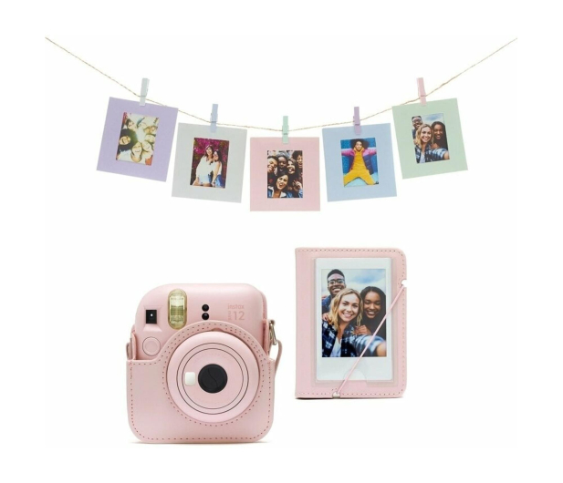 Fujifilm Instax Mini 12 różowy zestaw akcesoriów - 1506528 - zdjęcie 2